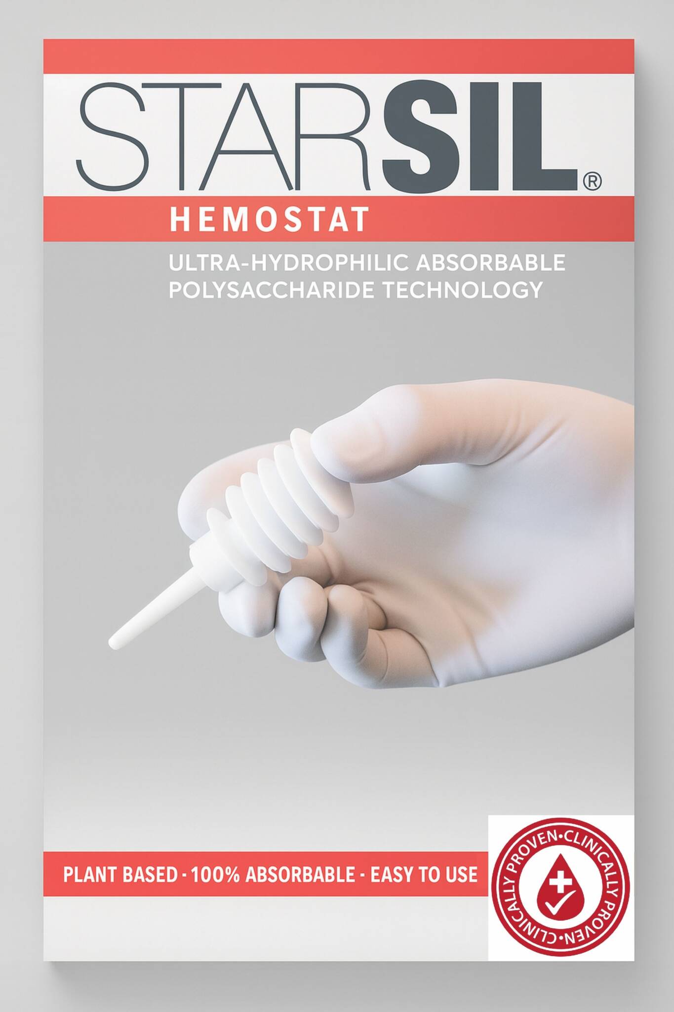 STARSIL Hemostat® Medical Bleeding - effective Hemostasis